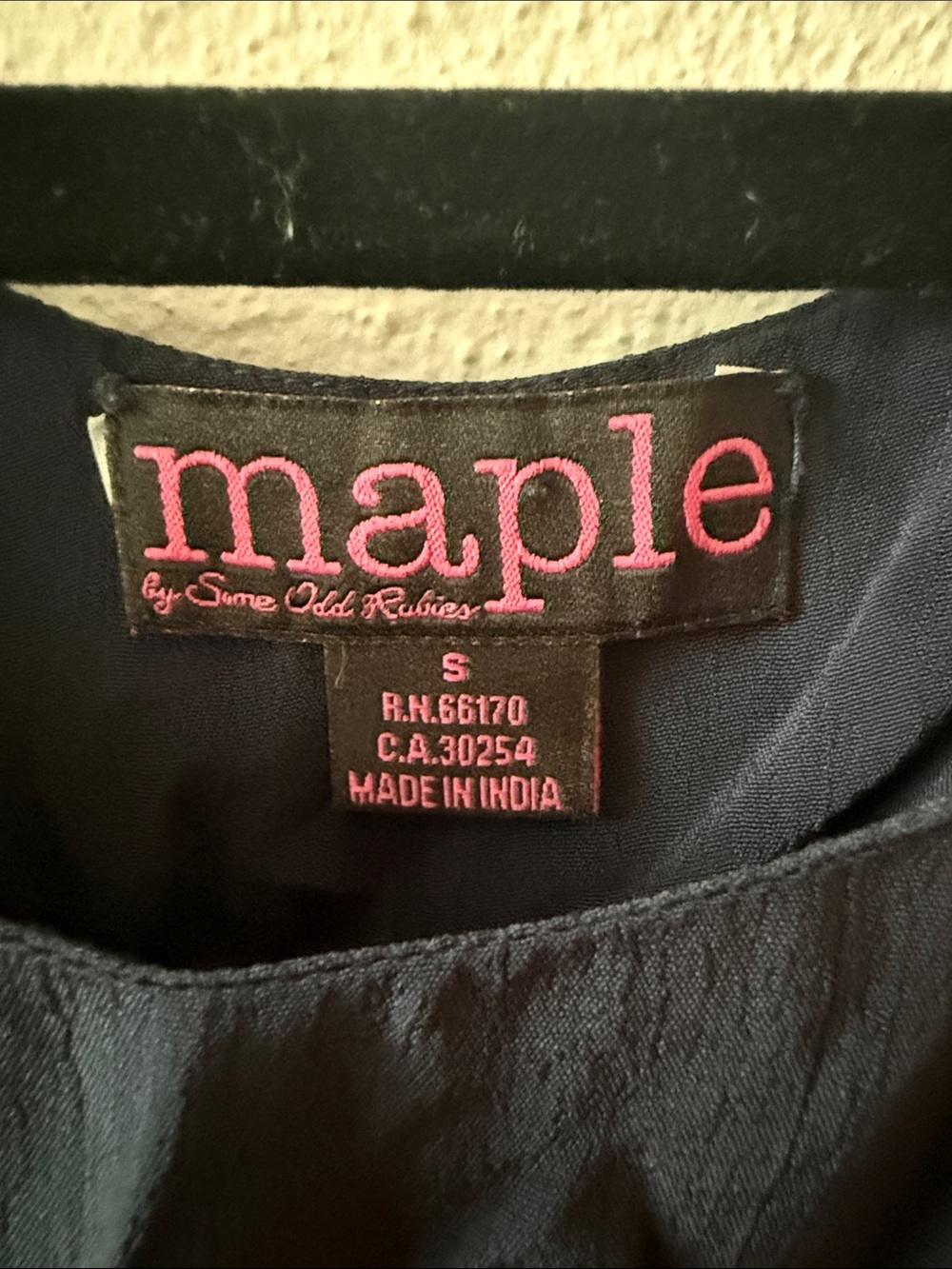Navy Cold-Shoulder Tunic Top - Picture 3 of 3